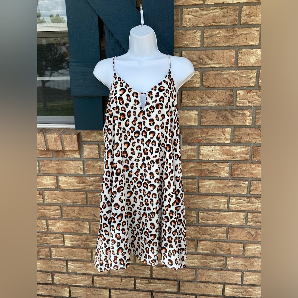 Cheetah Print Dress sz S NWT